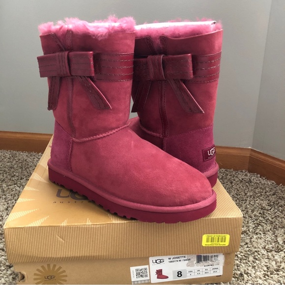Uosette Sangria LE Ugg Australia Short Boots - Picture 3 of 8